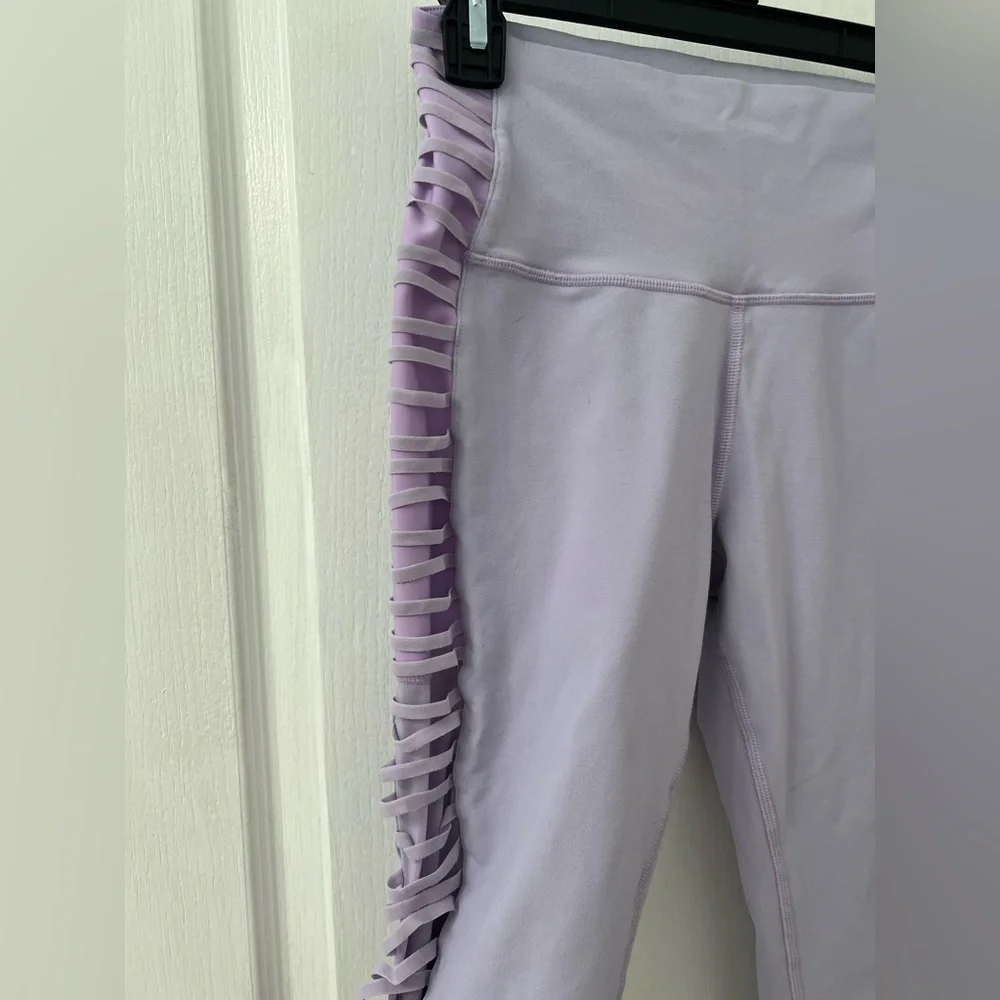 ALO Yoga High Waist Prism Capri Purple Leggings (Size S)
